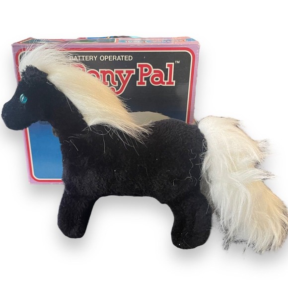 Rare 1985 Jamina Pony Pal Battery Operated Toy Horse w/ Box Tested Working - Picture 1 of 8